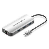Док-Станция Vention USB-C to HDMI | USB-A x3 | LAN | USB-C PD100W | Dock TQHHB Док-Станция Vention USB-C to HDMI | USB-A x3 | LAN | USB-C PD100W | Dock TQHHB