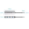 Dock Station Vention USB-C to HDMI | USB-A x3 | LAN | USB-C PD100W | Dock TQHHB
