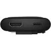 מפצל USB-C Dell Pro 4-in-1 USB-C Travel Hub DA225 470-BFBN צבע שחור