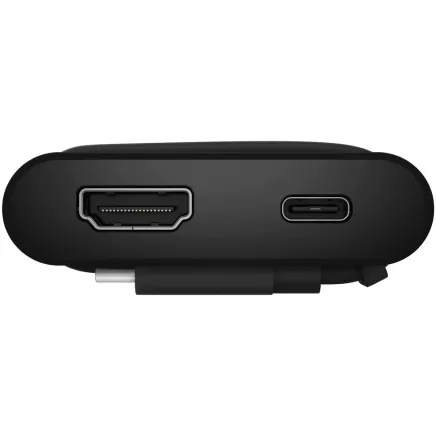 מפצל USB-C Dell Pro 4-in-1 USB-C Travel Hub DA225 470-BFBN צבע שחור