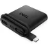מפצל USB-C Dell Pro 4-in-1 USB-C Travel Hub DA225 470-BFBN צבע שחור