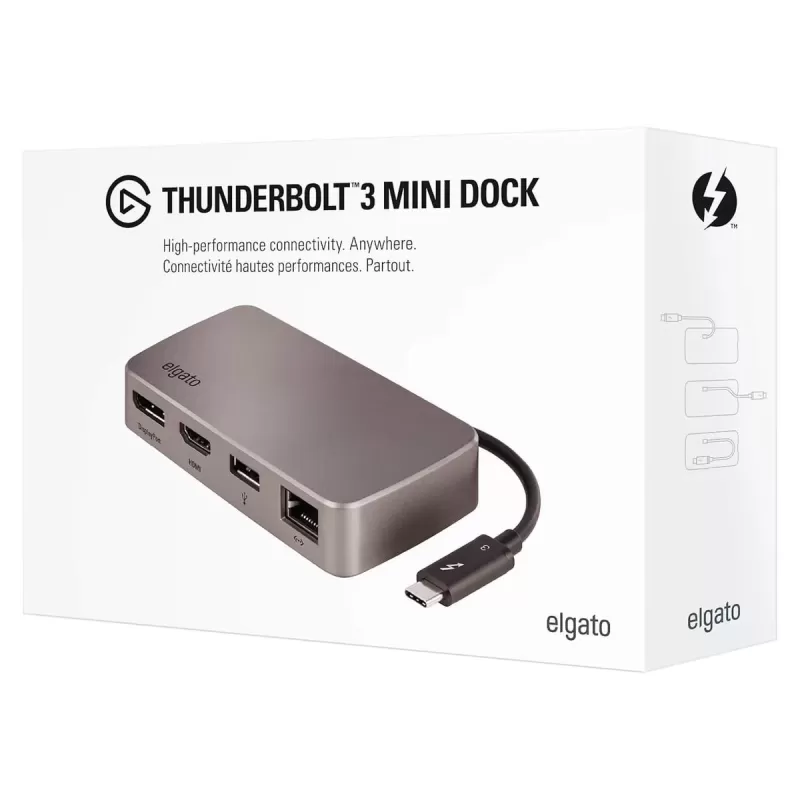 Док-станция Elgato Thunderbolt 3 Mini Dock 10DAB9901 Док-станция Elgato Thunderbolt 3 Mini Dock 10DAB9901