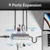 Док-станция Vention USB-C to HDMI | USB-A x2 | USB-C | SD Card Reader | LAN | 3.5mm | PD100W | Dock TQMHB