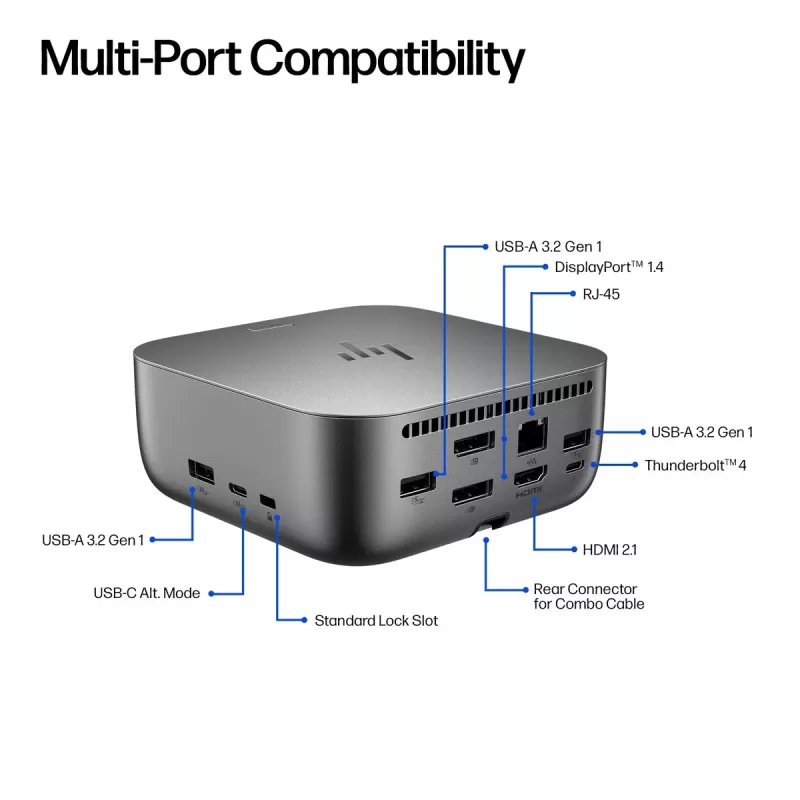 תחנת עגינה HP TB4 100W G6 Dock 9X472UT