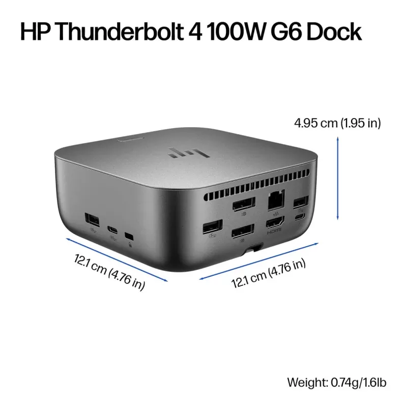 תחנת עגינה HP TB4 100W G6 Dock 9X472UT