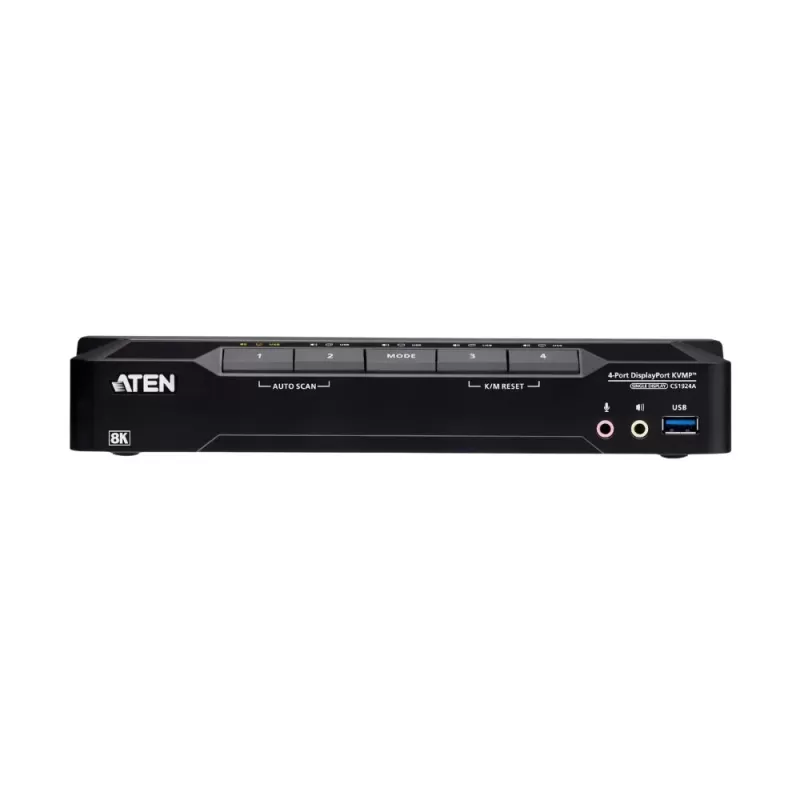 KVM-переключатель ATEN CS1924A 4-Port DisplayPort 8K KVMP Switch CS1924A