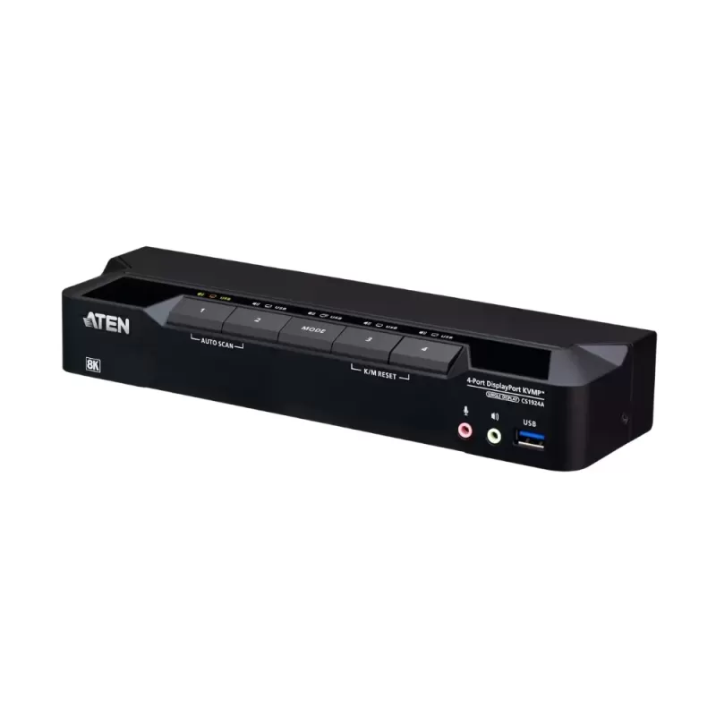 KVM-переключатель ATEN CS1924A 4-Port DisplayPort 8K KVMP Switch CS1924A