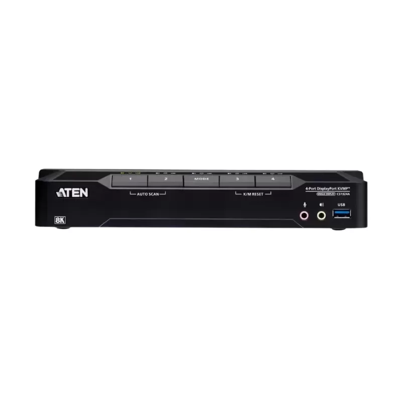 KVM-переключатель ATEN CS1924A 4-Port DisplayPort 8K KVMP Switch CS1924A