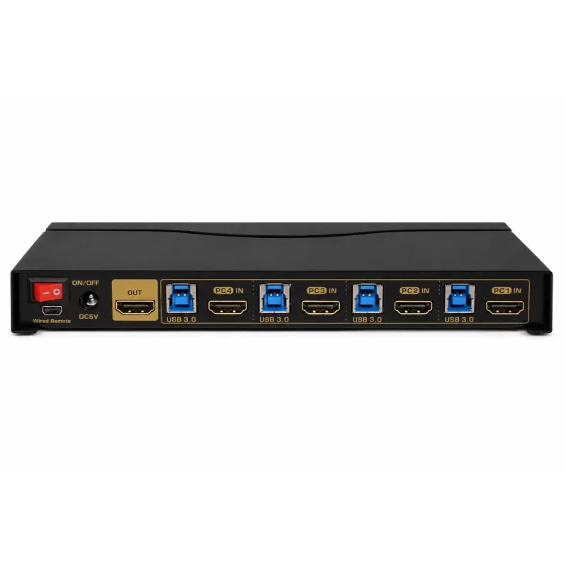 KVM switch Gold Touch 4 Ports HDMI KVM Switch KVM-HDMI-4-4K60