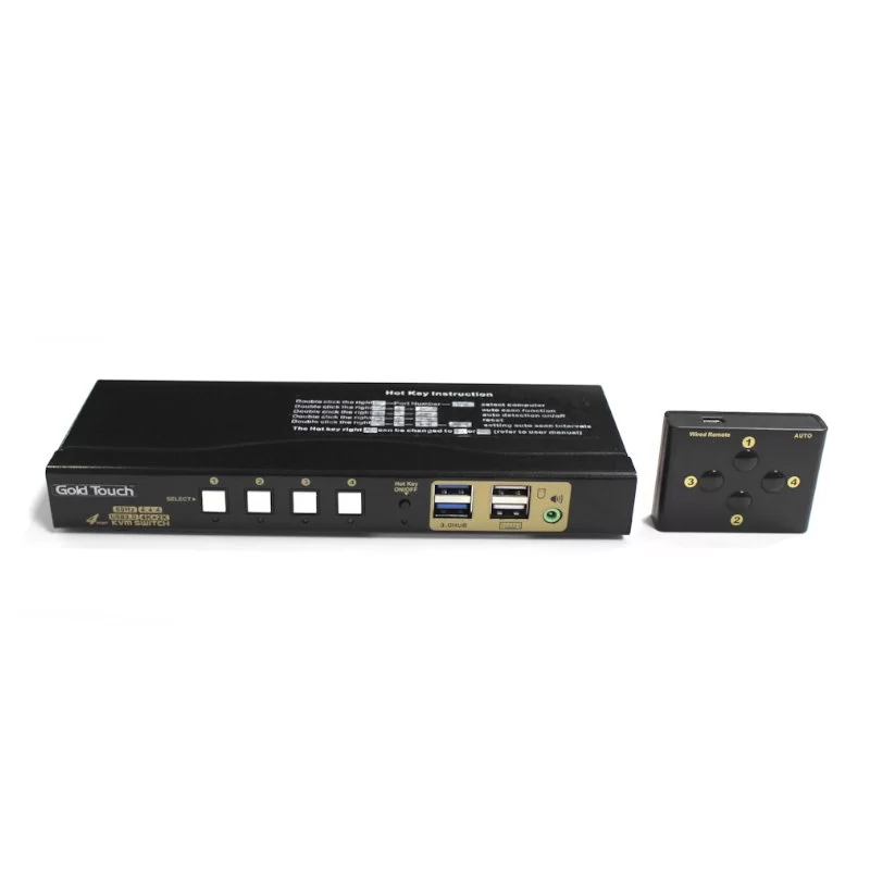 KVM switch Gold Touch 4 Ports HDMI KVM Switch KVM-HDMI-4-4K60