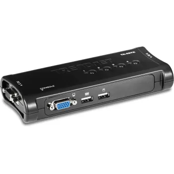 KVM-переключатель TRENDnet TK-407K Цвет:чёрный