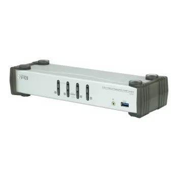 מתג KVM ATEN CS1914 4-Port USB 3.0 DisplayPort KVMP CS1914 צבע כסוף