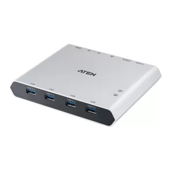 KVM-переключатель ATEN US3311 Duo Flex 2-Port USB-C 4K DisplayPort US3311 Цвет:серебряный