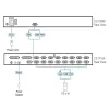 מתג KVM ATEN CL1000M 17" LCD 1P KVM PS/2 VGA CL1000M צבע שחור