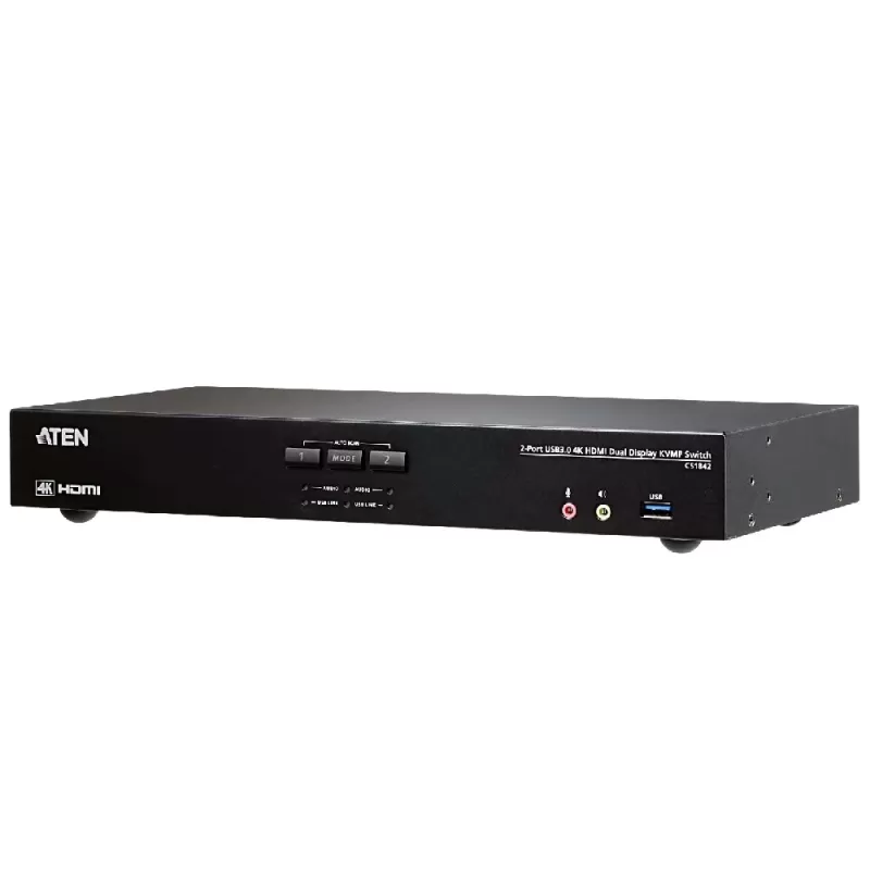 KVM-переключатель ATEN CS1842 2P USB3.0 4K HDMI KVM D.V CS1842