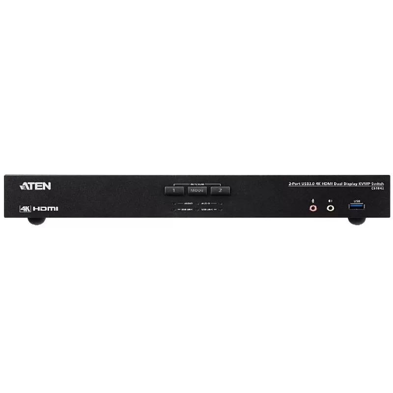 KVM-переключатель ATEN CS1842 2P USB3.0 4K HDMI KVM D.V CS1842
