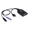 מתג KVM ATEN USB HDMI Virtual Media KVM Adapter KA7168 KA7168 צבע שחור