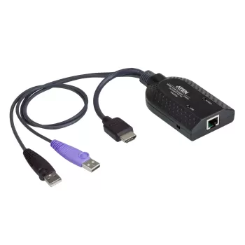 KVM-переключатель ATEN USB HDMI Virtual Media KVM Adapter KA7168 KA7168 Цвет:чёрный