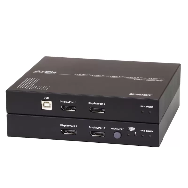 מתג KVM ATEN CE924 DP D.View HDBT KVM Extend CE924 צבע שחור