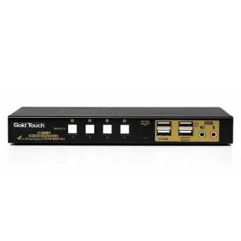 KVM-переключатель Gold Touch 4 Ports DisplayPort KVM Switch KVM-DP-4