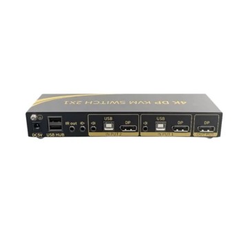 KVM switch 2:1 KVM DP 4K@60Hz+RS232+USB+2xDP + KVMDP50-2