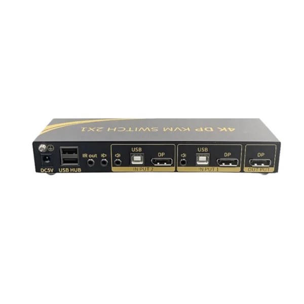 KVM switch 2:1 KVM DP 4K@60Hz+RS232+USB+2xDP + KVMDP50-2
