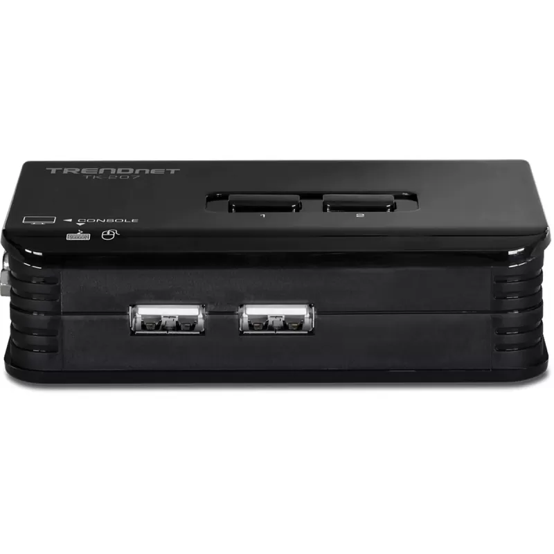 מתג KVM TRENDnet TK-207K צבע שחור