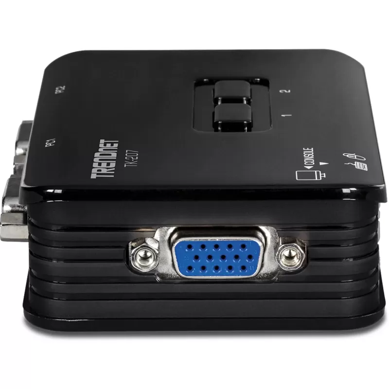 מתג KVM TRENDnet TK-207K צבע שחור