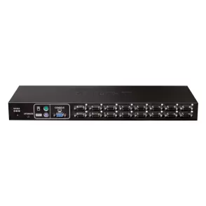Switch D-Link KVM COMBO SWITCH 16 PORT PS/2 + USB RACKMOUNT KVM-450