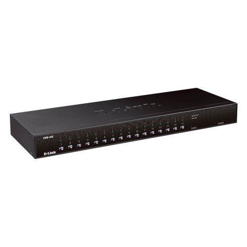 Switch D-Link KVM COMBO SWITCH 16 PORT PS/2 + USB RACKMOUNT KVM-450