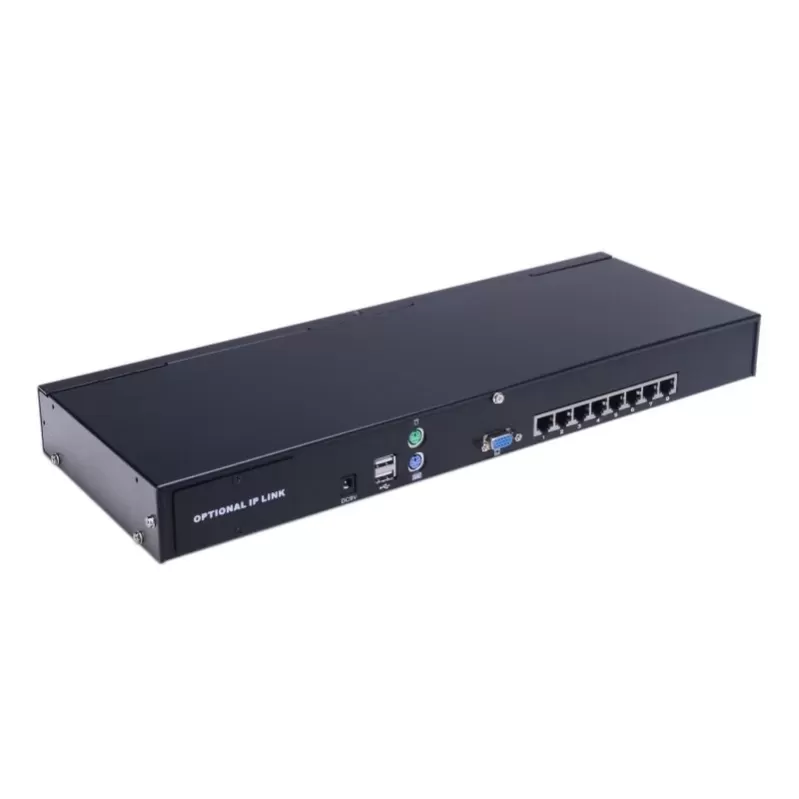 מתג KVM Gold Touch 8 Ports KVM Switch with LAN Connection KVM-LAN-8