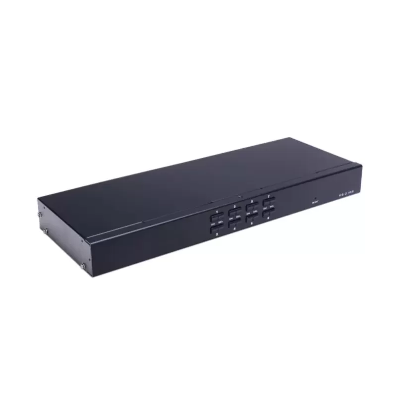 מתג KVM Gold Touch 8 Ports KVM Switch with LAN Connection KVM-LAN-8