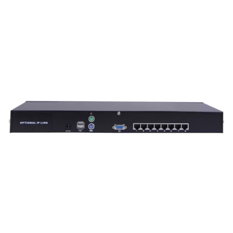מתג KVM Gold Touch 8 Ports KVM Switch with LAN Connection KVM-LAN-8