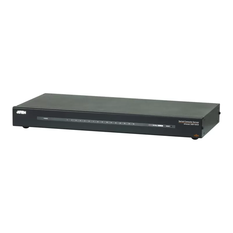 שרת קונסולה סריאלי ATEN SN9116CO 16-Port SN9116CO צבע שחור שרת קונסולה סריאלי ATEN SN9116CO 16-Port SN9116CO צבע שחור