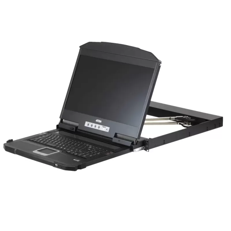 KVM switch ATEN CL3800NW 1U FHD LCD SHORT DEPTH CL3800NW Color:black