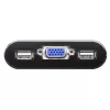 KVM switch ATEN CS22U 2-PORT USB VGA CABLE KVM CS22U Color:black
