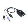 KVM switch ATEN USB DisplayPort Virtual Media KVM Adapter KA7189 KA7189 Color:black