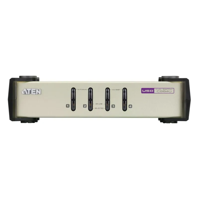 מתג KVM Aten CS84U 4-Port PS/2-USB VGA CS84U