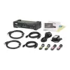 מתג KVM ATEN CS1922M 2-Port USB 3.0 4K DisplayPort MST KVMP CS1922M צבע שחור