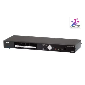 KVM switch ATEN CM1284 4-PORT USB HDMI QUAD KVM CM1284 Color:black KVM switch ATEN CM1284 4-PORT USB HDMI QUAD KVM CM1284 Color:black