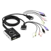 KVM switch ATEN CS682 2-Port USB DVI/Audio Cable KVM CS682 Color:black