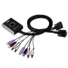 KVM switch ATEN CS682 2-Port USB DVI/Audio Cable KVM CS682 Color:black