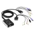 KVM switch ATEN CS682 2-Port USB DVI/Audio Cable KVM CS682 Color:black
