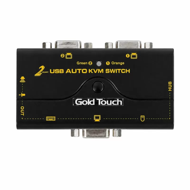 KVM-переключатель Gold Touch 2 Ports USB KVM Switch KVM-USB-2