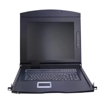 מתג KVM Luggar 17" Rackmount LCD KVM Switch with LAN (16 Ports) KVM16-LAN-HD מתג KVM Luggar 17" Rackmount LCD KVM Switch with LAN (16 Ports) KVM16-LAN-HD