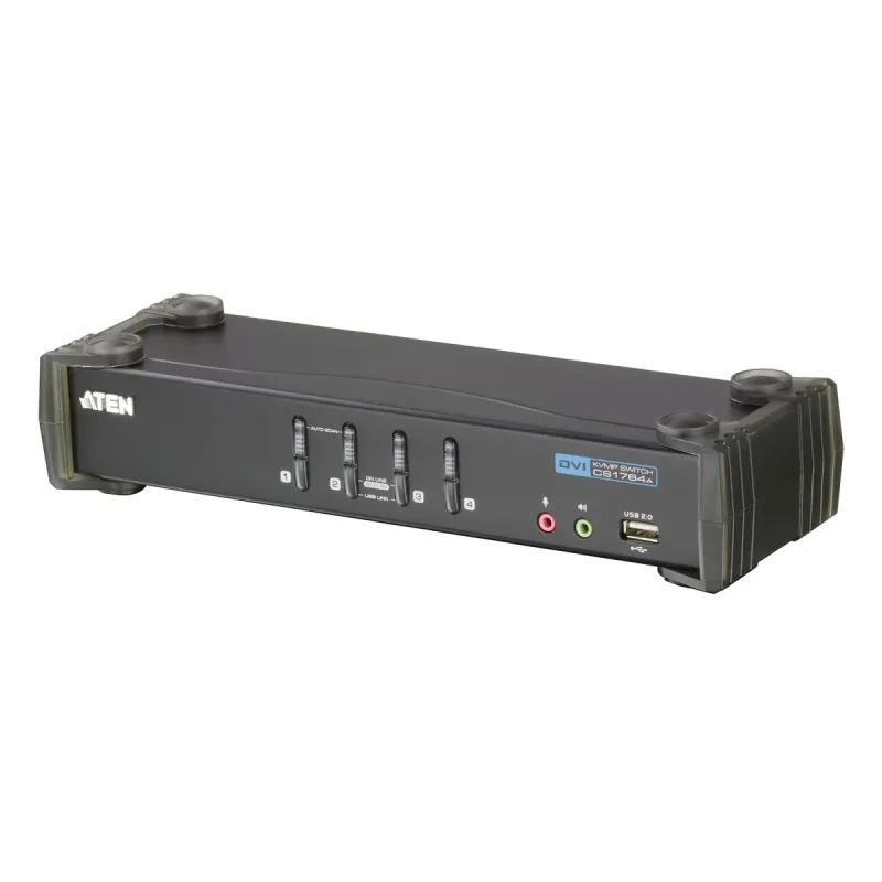 KVM-переключатель Aten CS1764A 4-Port USB DVI/Audio CS1764A