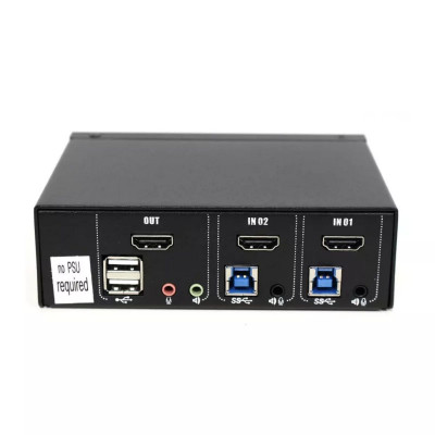 מתג Gold Touch HDMI KVM Switch 4K@60HZ USB3.0 - 2 ports KVM-HDMI-2-4K60HZ מתג Gold Touch HDMI KVM Switch 4K@60HZ USB3.0 - 2 ports KVM-HDMI-2-4K60HZ