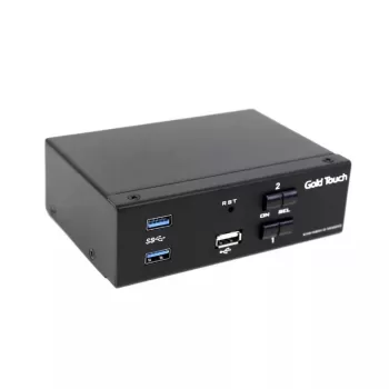 Коммутатор Gold Touch HDMI KVM Switch 4K@60HZ USB3.0 - 2 ports KVM-HDMI-2-4K60HZ