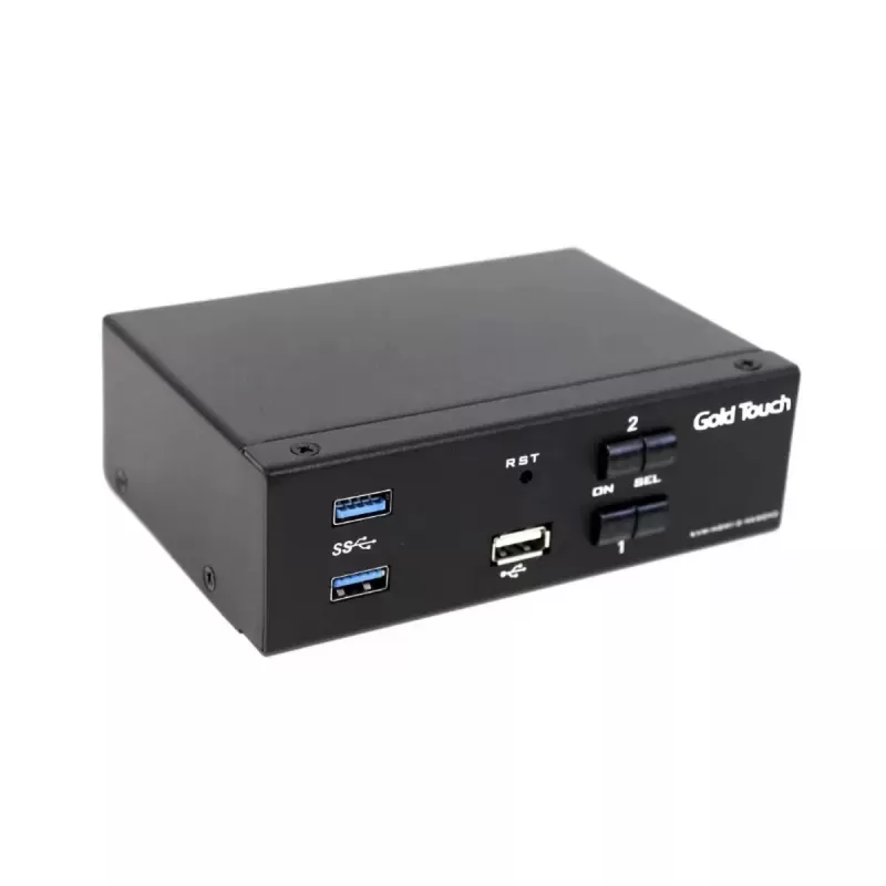Коммутатор Gold Touch HDMI KVM Switch 4K@60HZ USB3.0 - 2 ports KVM-HDMI-2-4K60HZ