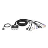 KVM switch ATEN CS692 2PORT USB HDMI CABLE KVM CS692 Color:black